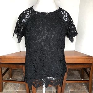 Guest Editor black lace top